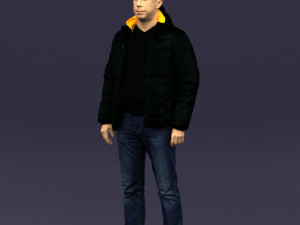 cool jacket man 0399 3D Model