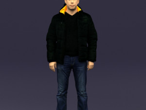 cool jacket man 0399 3D Model