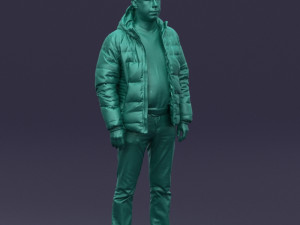cool jacket man 0399 3D Model