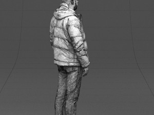 cool jacket man 0399 3D Model