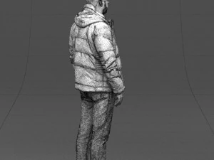 cool jacket man 0399 3D Model