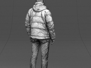 cool jacket man 0399 3D Model