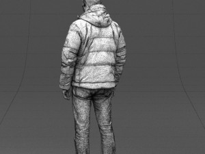 cool jacket man 0399 3D Model