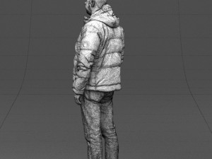 cool jacket man 0399 3D Model