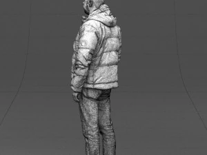 cool jacket man 0399 3D Model