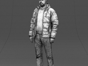 cool jacket man 0399 3D Model