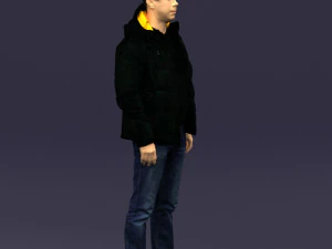 cool jacket man 0399 3d print ready 3D Print Model