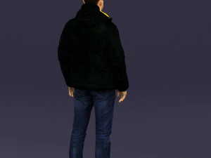 cool jacket man 0399 3d print ready 3D Print Model