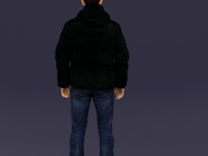 cool jacket man 0399 3d print ready 3D Print Model