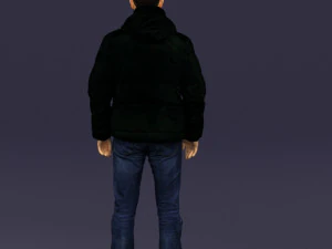cool jacket man 0399 3d print ready 3D Print Model