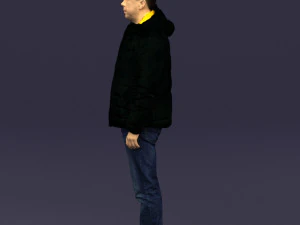 cool jacket man 0399 3d print ready 3D Print Model