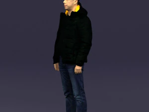 cool jacket man 0399 3d print ready 3D Print Model