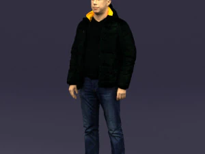 cool jacket man 0399 3d print ready 3D Print Model