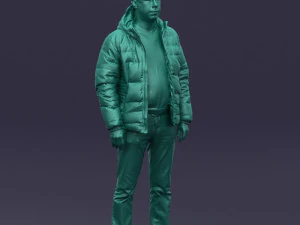 cool jacket man 0399 3d print ready 3D Print Model