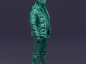 cool jacket man 0399 3d print ready 3D Print Model