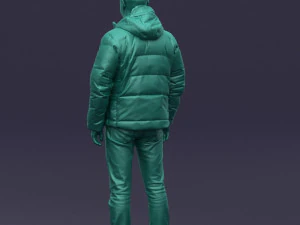 cool jacket man 0399 3d print ready 3D Print Model