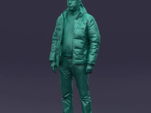 cool jacket man 0399 3d print ready 3D Print Model