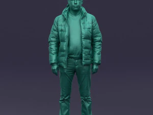 cool jacket man 0399 3d print ready 3D Print Model