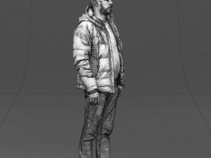 cool jacket man 0399 3d print ready 3D Print Model