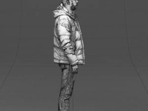 cool jacket man 0399 3d print ready 3D Print Model