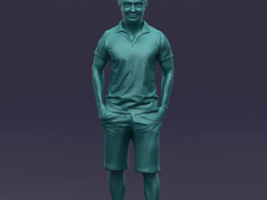 differ collors man 0394 3D Model