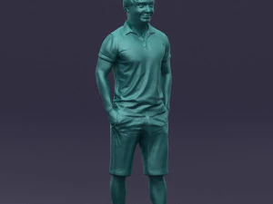 differ collors man 0394 3D Model