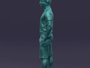 differ collors man 0394 3D Model