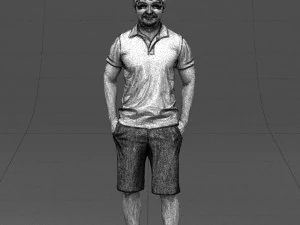 differ collors man 0394 3D Model