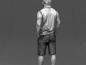 differ collors man 0394 3D Model