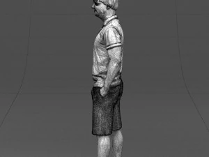 differ collors man 0394 3D Model