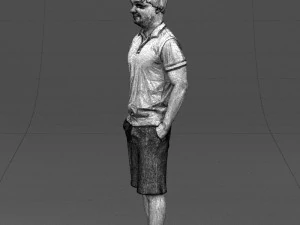 differ collors man 0394 3D Model