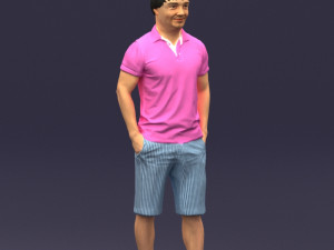 differ collors man 0394 3d print ready Modelo de Impressão 3D