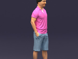 differ collors man 0394 3d print ready Modelo de Impressão 3D