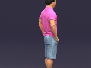 differ collors man 0394 3d print ready Modelo de Impressão 3D
