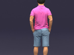 differ collors man 0394 3d print ready Modelo de Impressão 3D