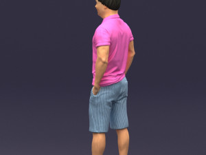 differ collors man 0394 3d print ready Modelo de Impressão 3D