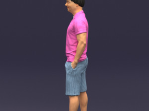 differ collors man 0394 3d print ready Modelo de Impressão 3D