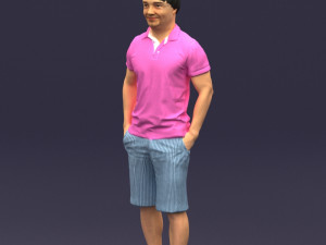 differ collors man 0394 3d print ready Modelo de Impressão 3D