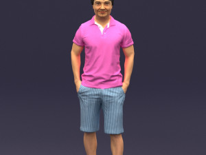 differ collors man 0394 3d print ready Modelo de Impressão 3D