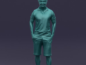 differ collors man 0394 3d print ready Modelo de Impressão 3D