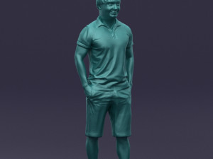 differ collors man 0394 3d print ready Modelo de Impressão 3D