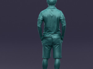 differ collors man 0394 3d print ready Modelo de Impressão 3D