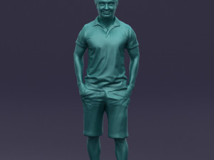 differ collors man 0394 3d print ready Modelo de Impressão 3D