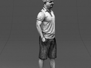 differ collors man 0394 3d print ready Modelo de Impressão 3D
