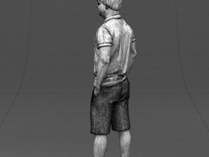 differ collors man 0394 3d print ready Modelo de Impressão 3D