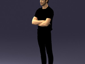 male actor in dark tights 0381 3d print ready Modèles 3D en vedette