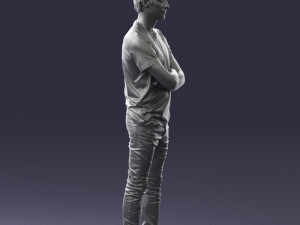 male actor in dark tights 0381 3d print ready Modèles 3D en vedette