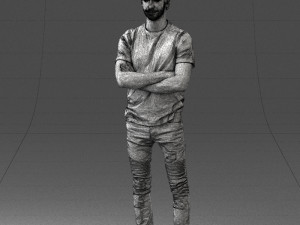 male actor in dark tights 0381 3d print ready Modèles 3D en vedette