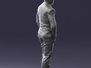 man in brown shoes and jeans 0377 3D Model