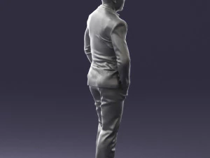 man in brown shoes and jeans 0377 3D Model